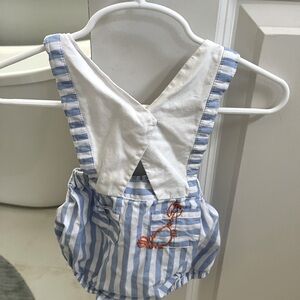 Captain Boy Sunsuit - Blue - Size 3 months - Sophie and Lucas
